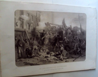 Monseigneur AFFRE Archevêque de PARIS, blessé mortellement.1848. Litho : A.BAYOT - Photo 1/2