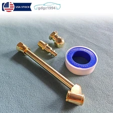 Dual Head Air Chuck Kit Tire Air Fill Kit for Tire Inflator Gauge Air Compressor