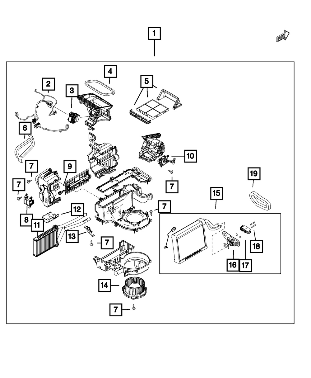 Genuine Mopar Air Inlet Actuator 68314273AA