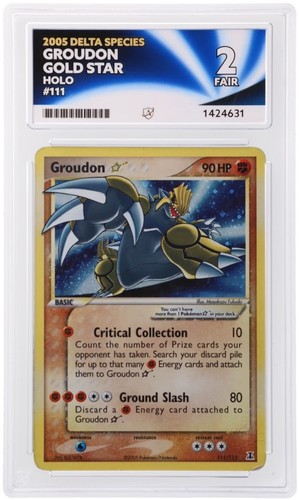Groudon ★ graded ACE 2 for sale on eBay