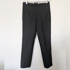 J. Crew Martie Classic Black Dress Pants Wool Blend Sz 0