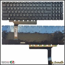 TASTIERA ITALIANA PER MSI GP76 LEOPARD 11UH-681FR NERA RETROILLUMINATA RGB