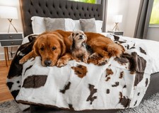 PupProtector Waterproof Throw Blanket for Dogs and Cats, Pet Blanket Cover fo...