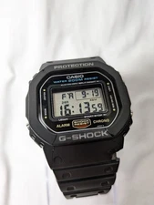 Dw-5600c-1v Digital Watch Module 901 200m Water Resistant Orange Bulb Classic