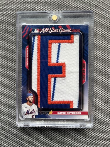 2026 Topps Series 1 David Peterson ALL STAR GAME In the Name Patch Jersey #1/1