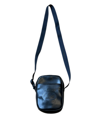 Supreme x Lacoste Black Leather Shoulder Bag | eBay