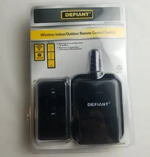 Brand New Defiant Wireless Indoor/Outdoor Remote Control Switch with 2 Outlets