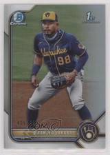 2022 Bowman Chrome Prospects Refractor 406/499 Branlyn Jaraba #BCP-15 0kz8