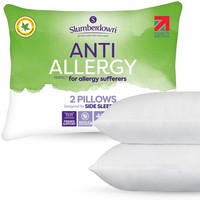 Pillows 2 Pack Firm Support Anti Allergy by Slumberdown