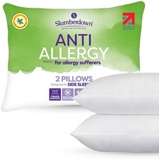 Image of Pillows 2 Pack Firm Support Anti Allergy by Slumberdown