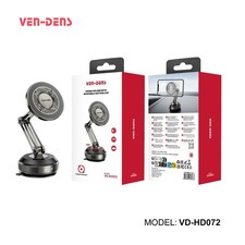 Magnetic Car Phone Holder Adjustable Arm Suction Cup Dashboard Windshield Mount