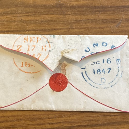 Penny Red Briefmarken 1847-1900 Briefe/Karte gestempelt - Könige Lynn Sandringham etc - Bild 8 von 24