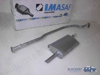 Imasaf Auspuffset für Ford Fiesta IV 1.3 I 4/1997-1998 | Mittelrohr+Endtopf