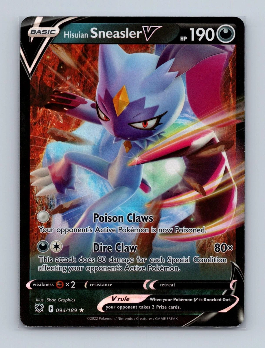 Hisuian Sneasler V Pokémon TCG Cards for sale | eBay