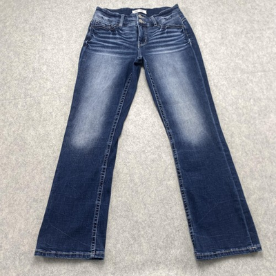 #ad #ad BKE Gabby Jeans Womens 26 X 29.5 29x28 Blue High Rise Bootcut Stretch Denim $23.74