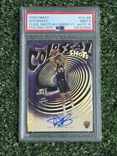 Marketplace image: 2025 Finest Ace Bailey Colossal Shots Superfractor 1/1 Auto PSA 9 Auto 10