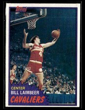 1981-82 Topps #MW74 Bill Laimbeer Rookie Card Cleveland Cavaliers. rookie card picture