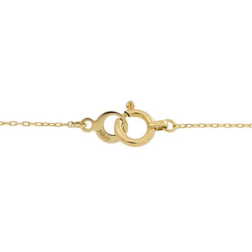 AHKAH AHKAH Floatina Heart 1P Diamond Necklace/K18YG/750-1g/AB1693010100/Yel... - Picture 5 of 10