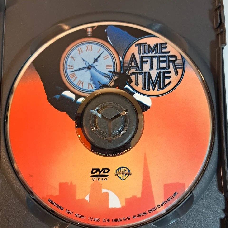 TIME AFTER TIME 1979 DVD WARNER BROS PRINT MALCOLM MCDOWELL MARY STEENBURGEN VTG - Image 3 of 4
