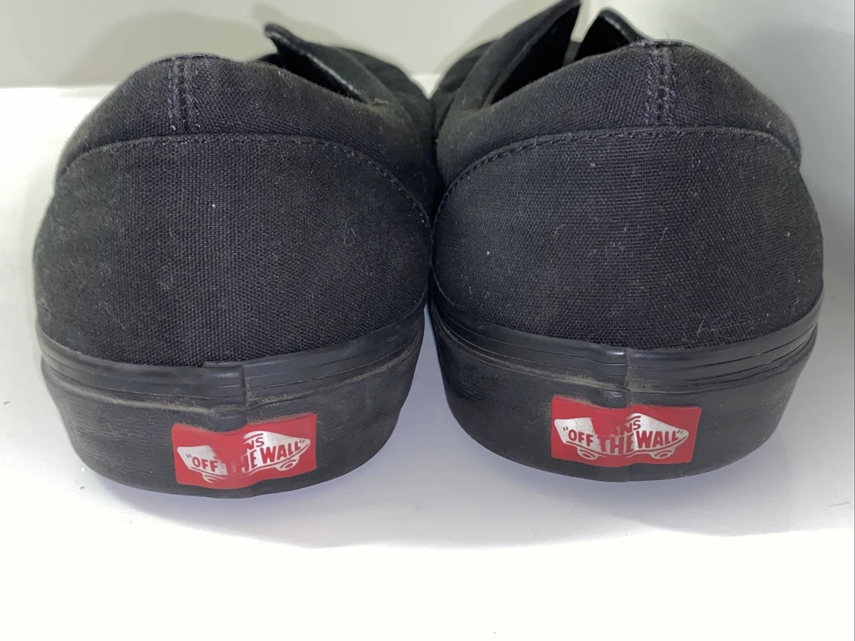 Black vans no clearance lace