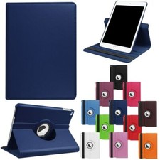 For iPad Mini 4 5 Smart Cover Leather 360 Rotating Stand Case  Screen Protector