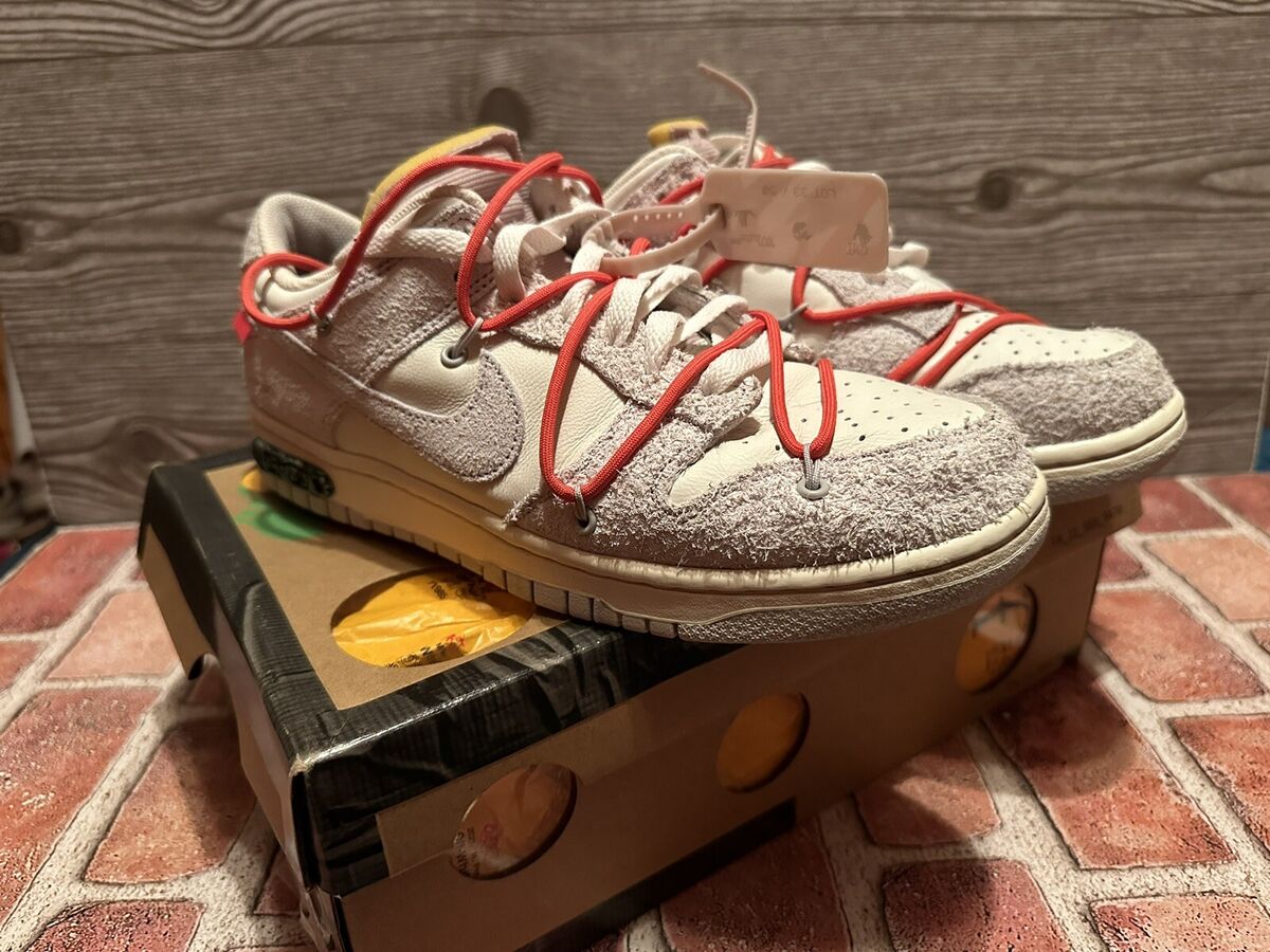 Nike Off White Dunk Low 'Lot 33' size 9 | eBay Nike Off White Dunk Low 'Lot 33' size 9 | eBay
