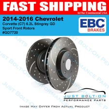 EBC for 2014-2016 Chevrolet Corvette (C7) 6.2L Stingray GD Sport Front Rotors