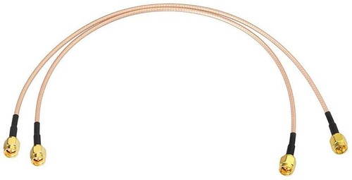 2 SMA Male to Male Pigtail Cable for LNA Low Noise RTL SDR Dongle ADS-B Receiver - Picture 1 of 6