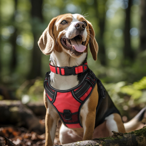 Reflective Dog Collar,Soft Neoprene Padded Breathable Nylon Pet Collar Adjustabl - Picture 2 of 12
