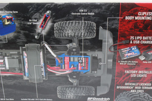TRAXXAS ROT 97074 Ford Bronco 4x4 Crawler RC NEU 1:18 RTR - Bild 14 von 21