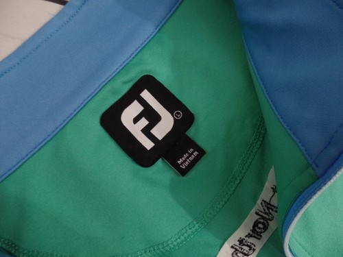 FOOTJOY Size LARGE Mens 1/4 Zip Performance Golf Vest GREEN - Picture 2 of 8
