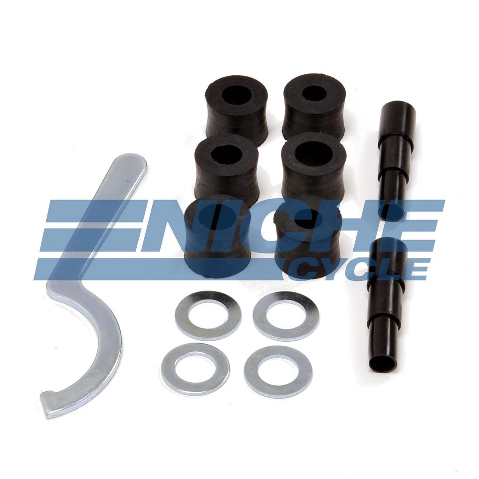 Amortiguadores traseros cromados ojo/horvija honda sl350 69-72 340 mm Foto 3 de 3