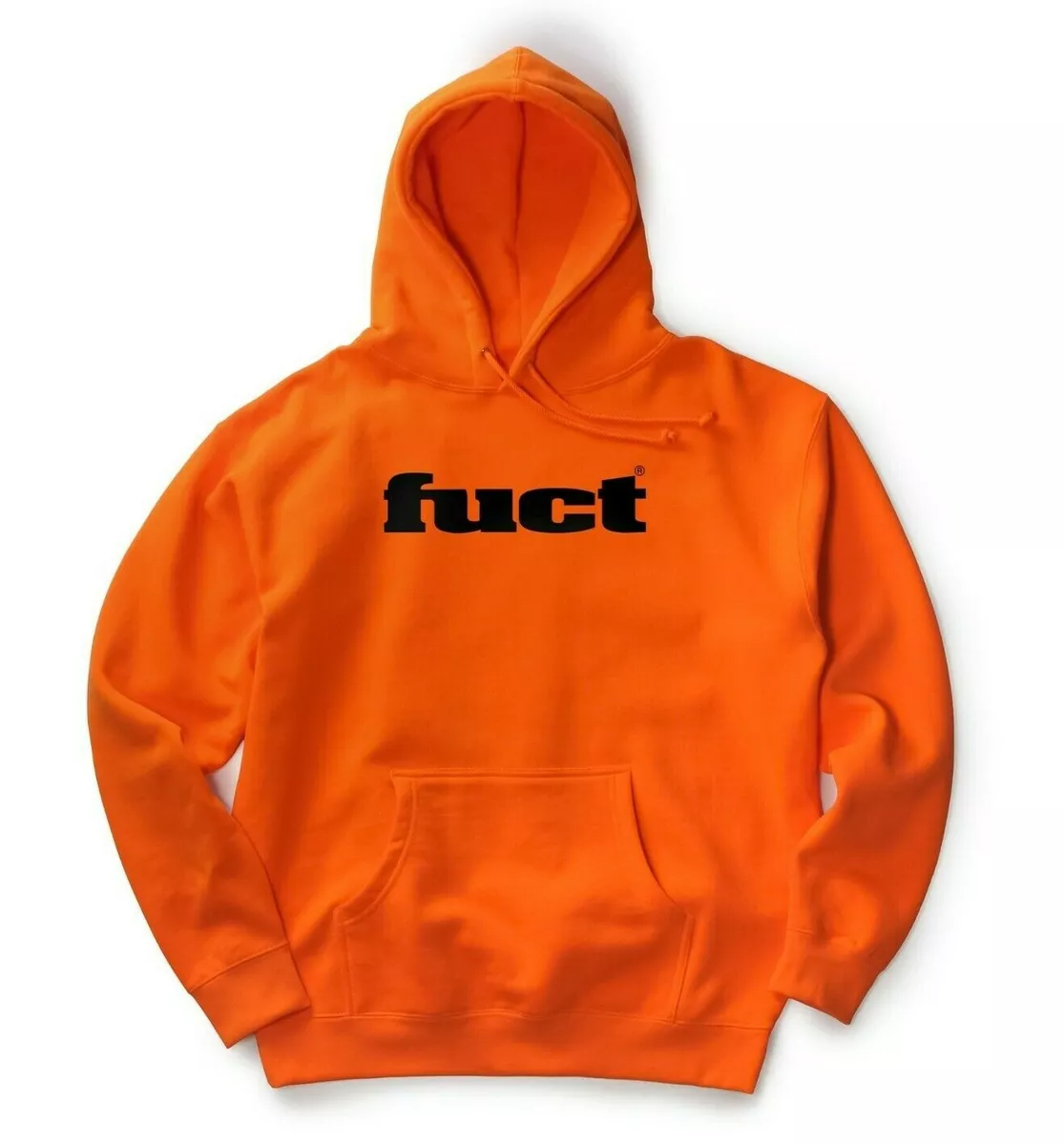 new FUCT USA Made OG HALLOWEEN Orange Hoodie Sweatshirt Supreme SSDD
