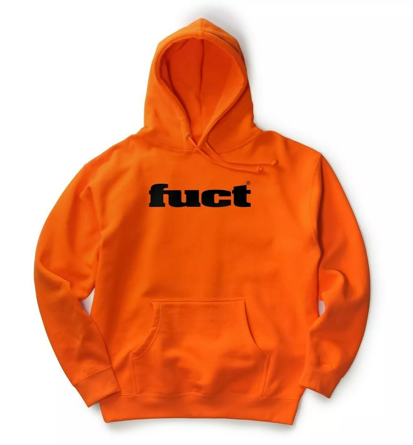 Sweat shirt à capuche orange FUCT fabriqué aux États Unis og halloween Supreme SSDD