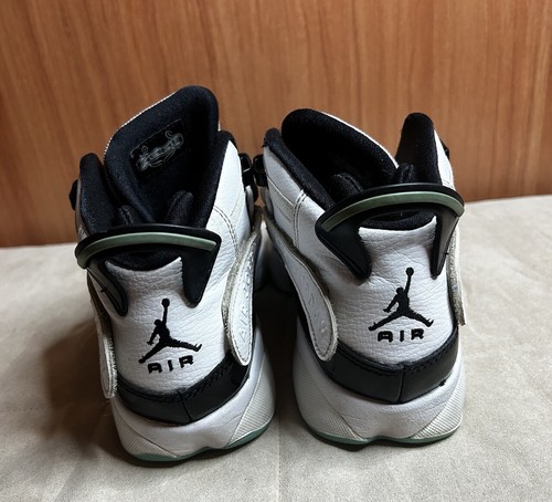 Nike Air Jordan 6 Rings Youth Black Athletic Shoe Sneakers 323419-115 Size 7Y US - Picture 5 of 6