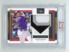 2022 Panini Three and Two Colton Welker #RJ-CW Rookie RC Jumbo Patch /35