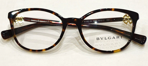 Gafas Bvlgari 4185 504 Havana montura completa gafas para mujer Rx 52-17-140 - Imagen 2 de 4