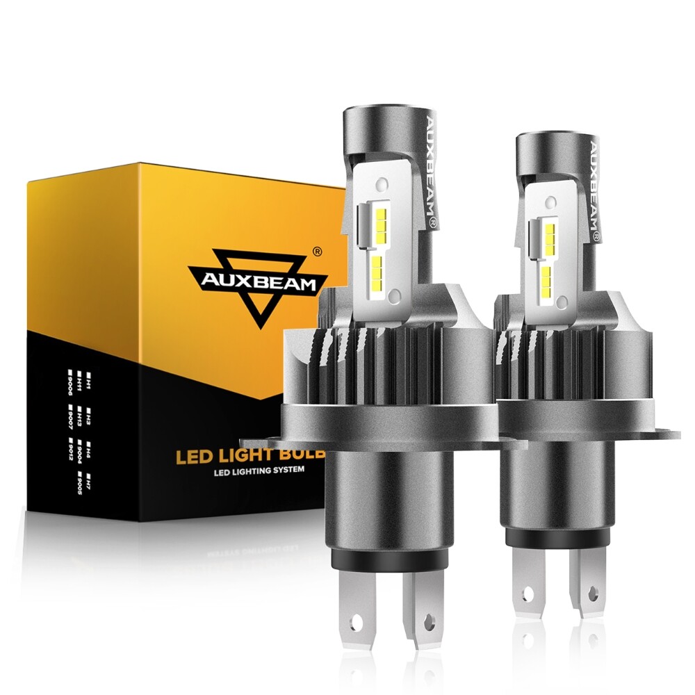 AUXBEAM H4 LED Headlights Bulbs Hi/Low Beam For Nissan Patrol GU Y61