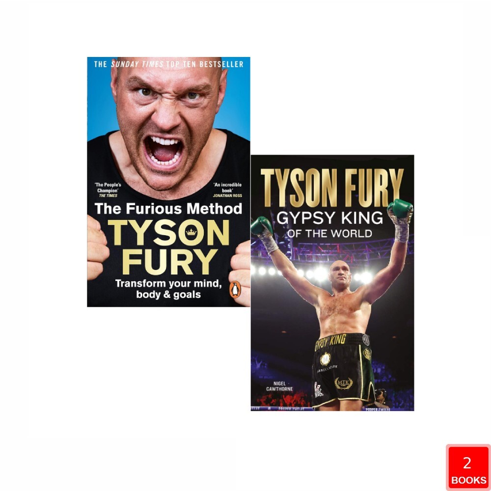 The Furious Method,Tyson Fury Gypsy King of the World 2 Books Collection Set NEW