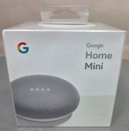 Google Home Mini Smart Speaker w Google Assistant Chalk GA00210-US New Sealed