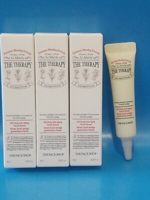3 × FACE SHOP European Blending Formula TRIAL SIZE  Anti Aging FACIAL SERUM 8 mL
