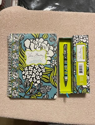Vera Bradley Island Blooms Mini Notebook With Ball Point Pen NWT