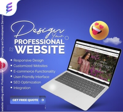 website selling online: Professional Website Designing and Development Services