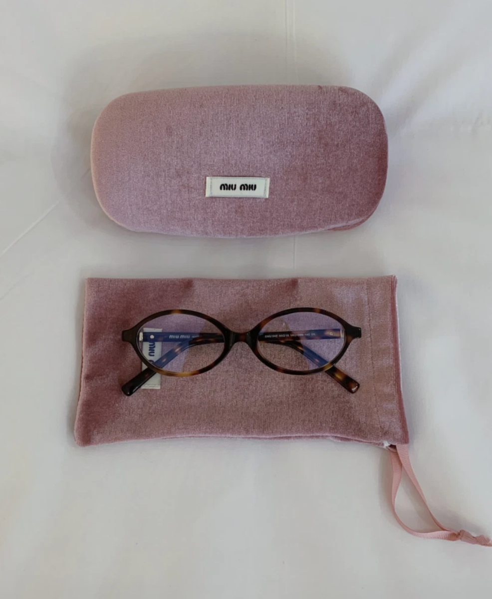 MiuMiu Regard sunglasses Blue Lenses Honey Tortoiseshell MiuMiu Regard sunglasses Blue Lenses Honey Tortoiseshell