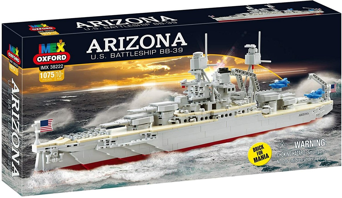 IMEX Oxford USS Arizona US Battleship BB-39 (1075 pieces) | eBay