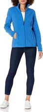 Essentials Women's Classic Fit Long-Sleeve Full-Zip Polar Soft Fleece Jacket L