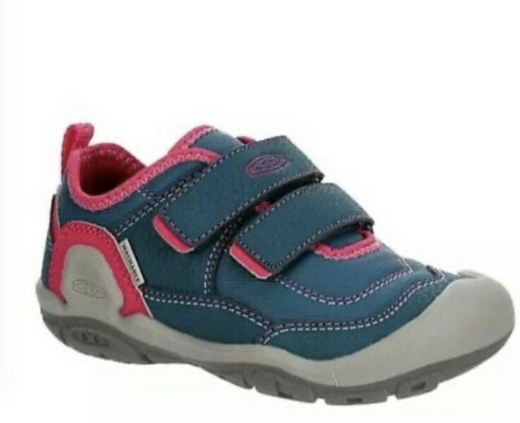 Scarpe Keen bambina taglia US 5 Knotch Hollow sneaker doppio cinturino blu rosa