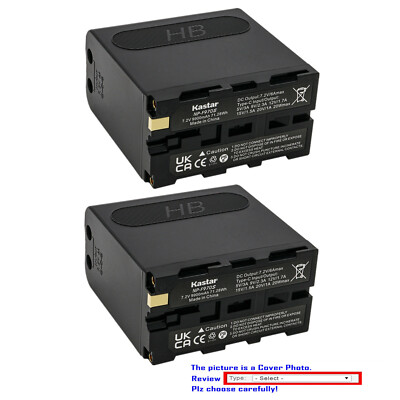 Kastar F970S Battery Pack Replacement for Atomos Ninja Inferno Recording Monitor