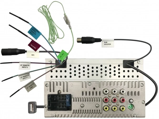 JVC KW-M150BT 6.8 英寸触摸屏数字媒体接收器 + 后视摄像头 XV-95BK — 第 4/4 张图片