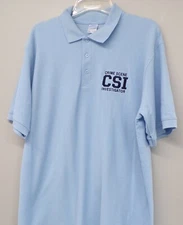 CSI Crime Scene Investigator Mens  Embroidered Polo XS-6XL, LT-4XLT Miami New